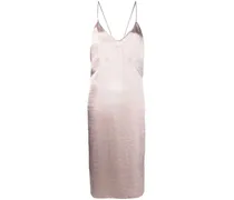 Camisole-Kleid mit Satin-Finish - Nude