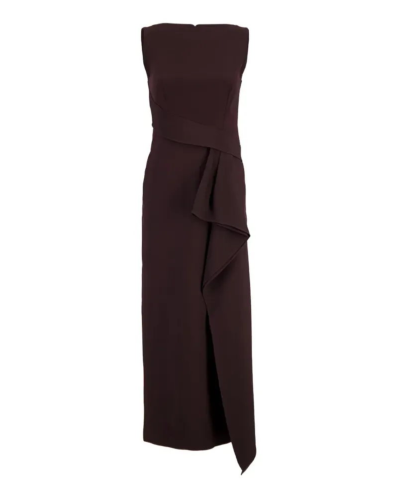 Roland Mouret draped sleeveless midi dress - Braun Braun