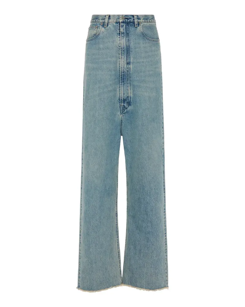 Maison Margiela Tief sitzende Five-Pocket-Jeans - Blau Blau