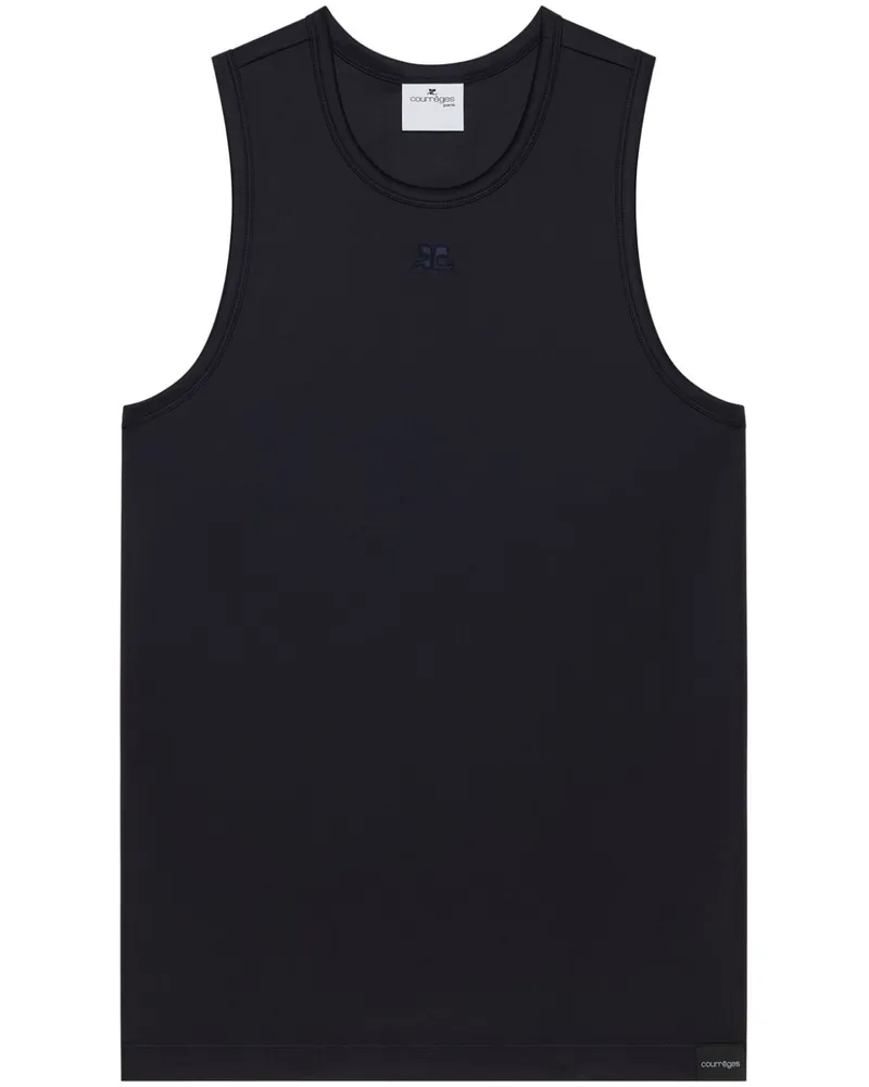 Courrèges Football Tanktop - Blau Blau