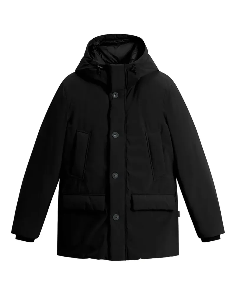Woolrich Jacke mit Knopfverschluss - Schwarz Schwarz
