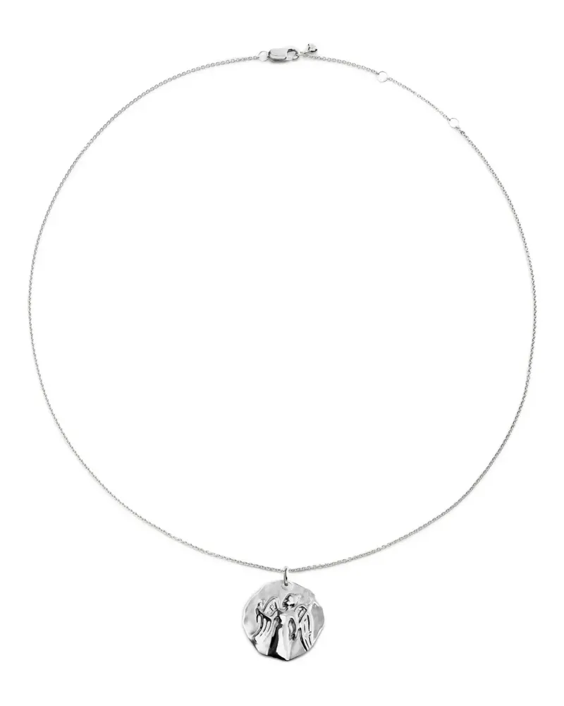 Monica Vinader Virgo Zodiac Halskette - Silber Silber