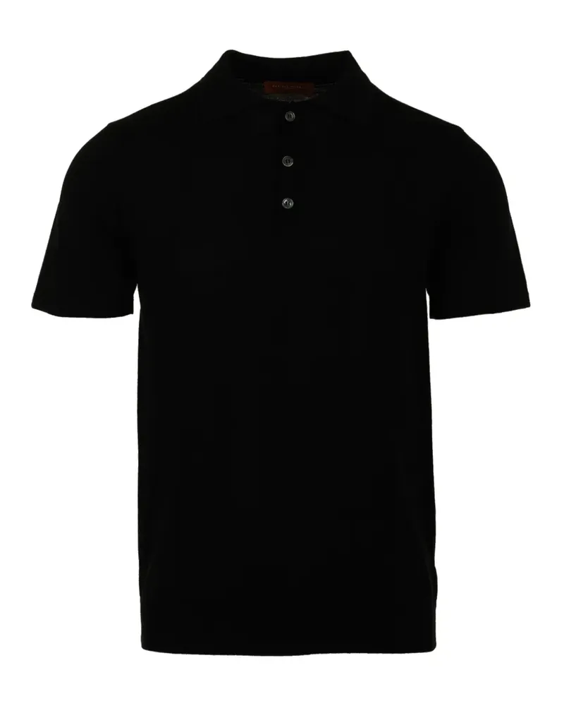 Daniele Fiesoli Kurzärmeliges Poloshirt - Schwarz Schwarz