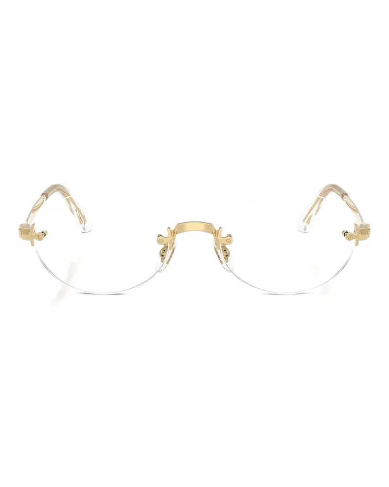 Ray Ban x A$AP ROCKY RB3929V oval-frame glasses - Gold Gold