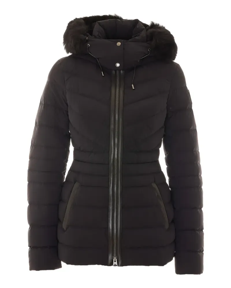 Mackage PATSY-SHZ fur-trim hooded coat - Schwarz Schwarz