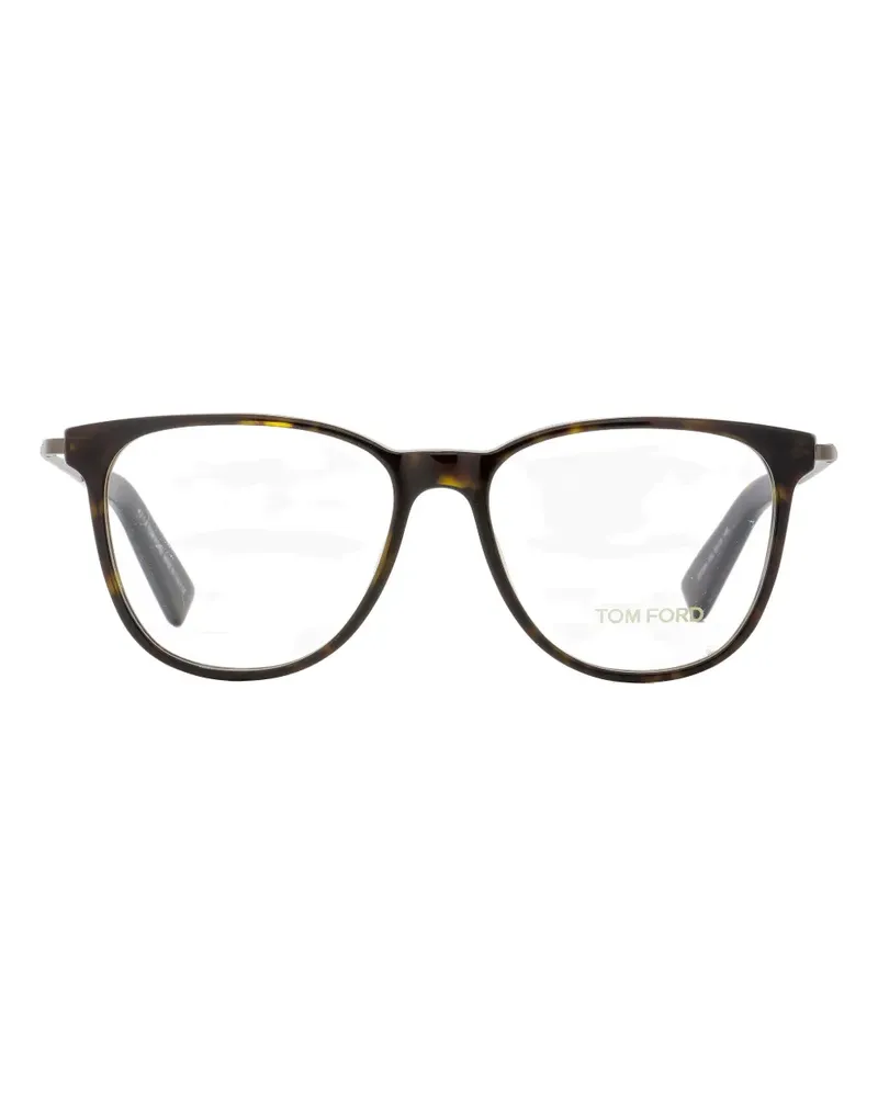 Tom Ford Brille mit ovalem Gestell - Braun Braun