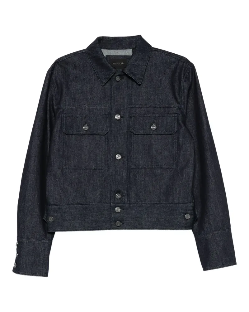 Lacoste Klassische Jeansjacke - Blau Blau