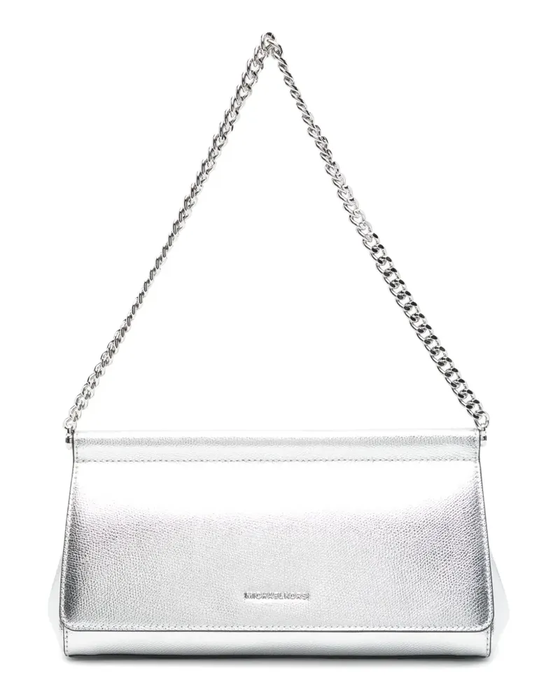 Michael Kors Mittelgroße Carmine Schultertasche - Silber Silber