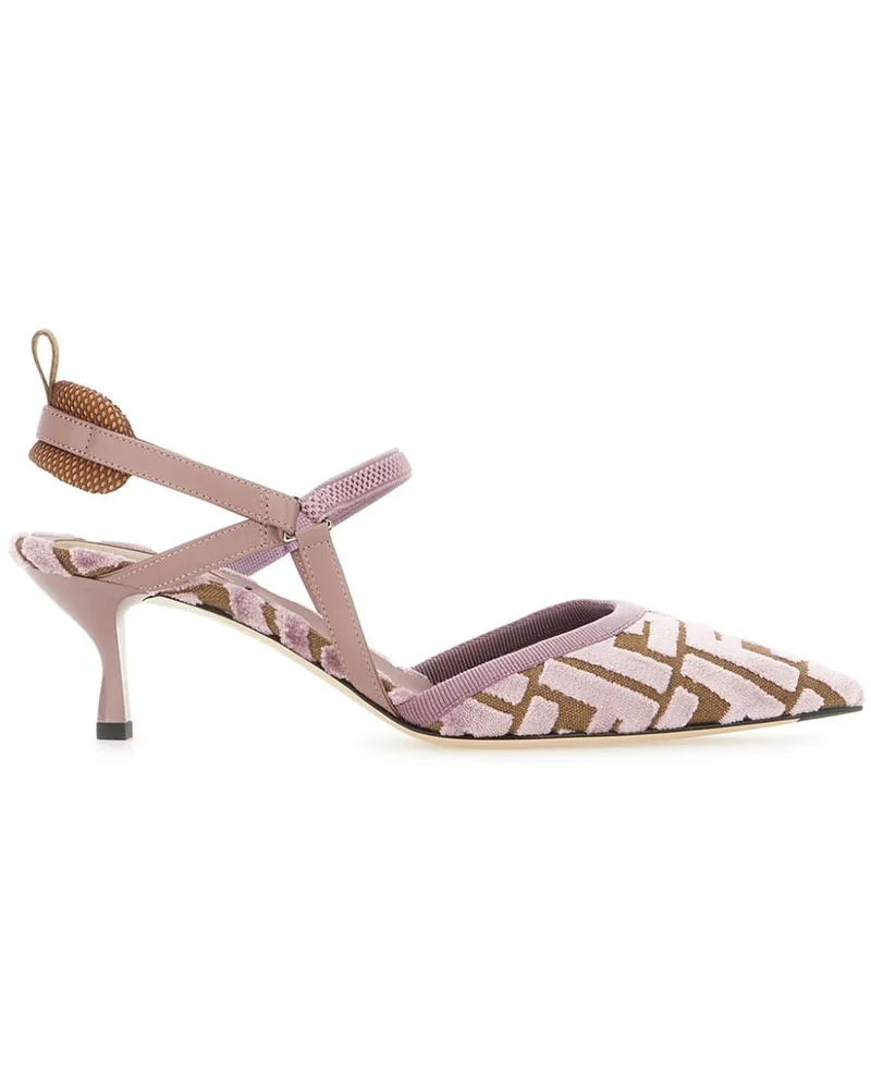Fendi Colibri Lite Slingback-Pumps 55mm - Rosa Rosa