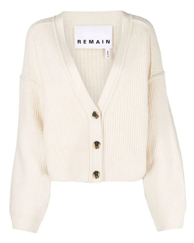 REMAIN Gerippter Karin Cardigan - Nude Nude