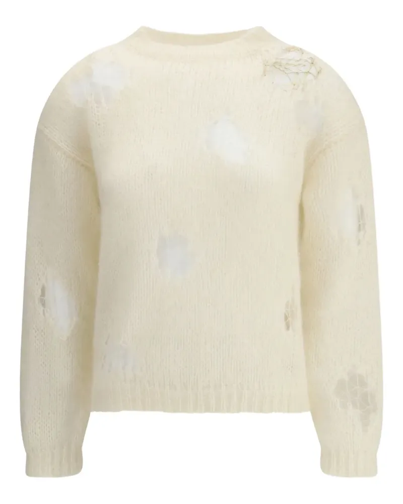 Fabiana Filippi Pullover im Distressed-Look - Nude Nude