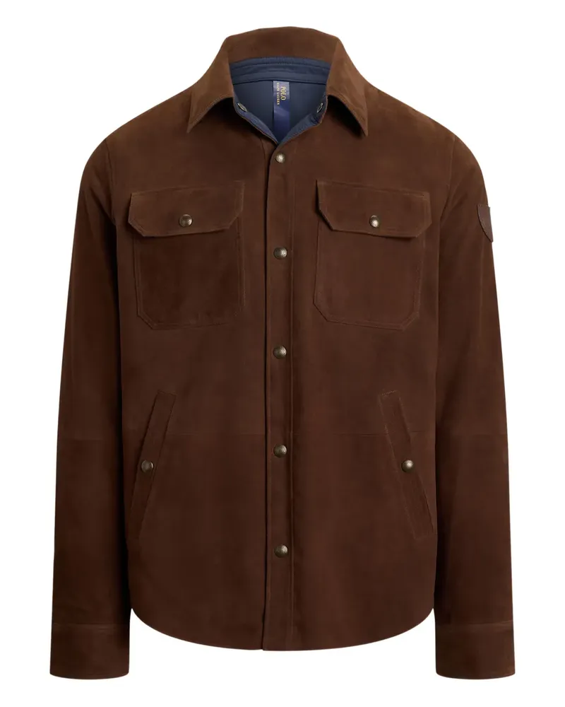 Ralph Lauren chest-pocket shirt jacket - Braun Braun