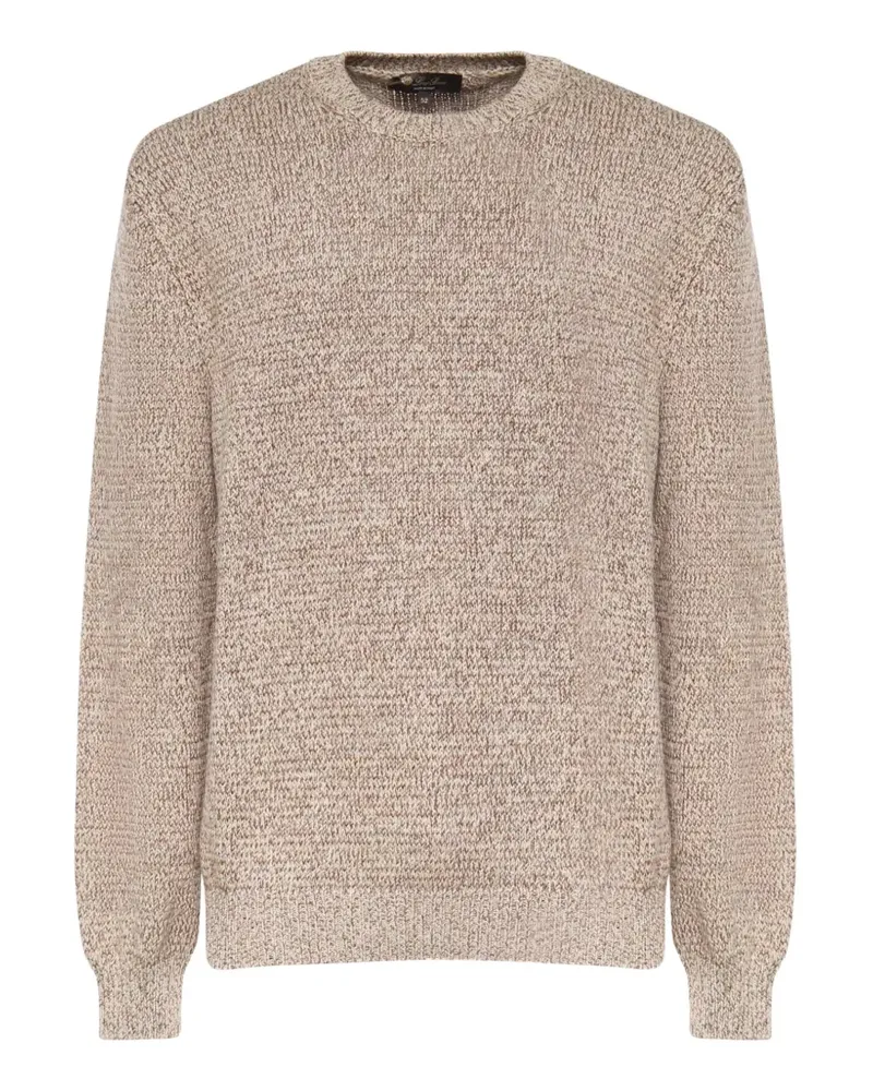 Loro Piana Melierter Strickpullover - Braun Braun