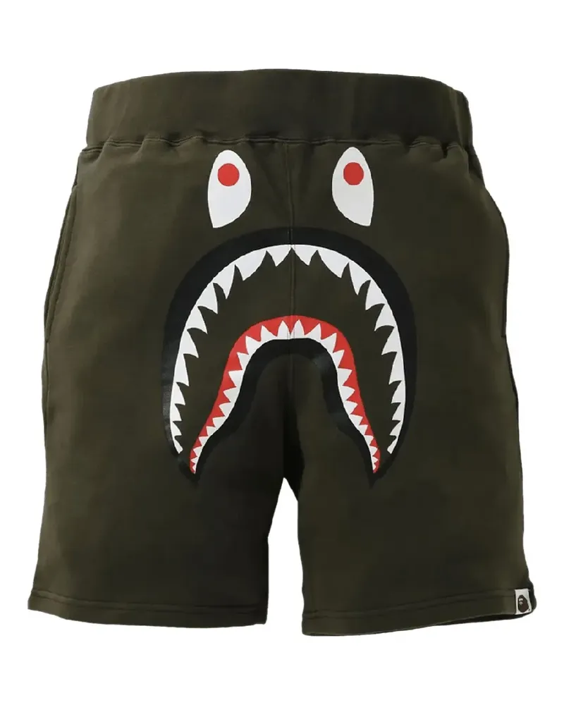 BAPE shark sweat shorts - Grün Grün