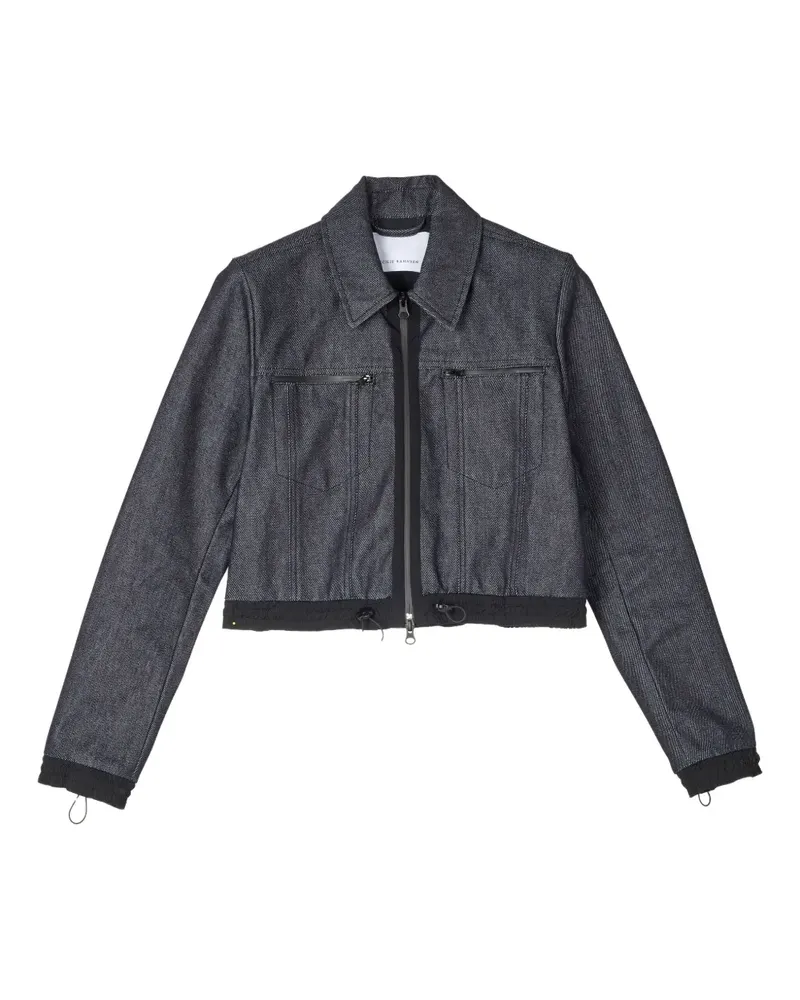 Cecilie Bahnsen Banks Jeansjacke mit Kordelzug - Blau Blau
