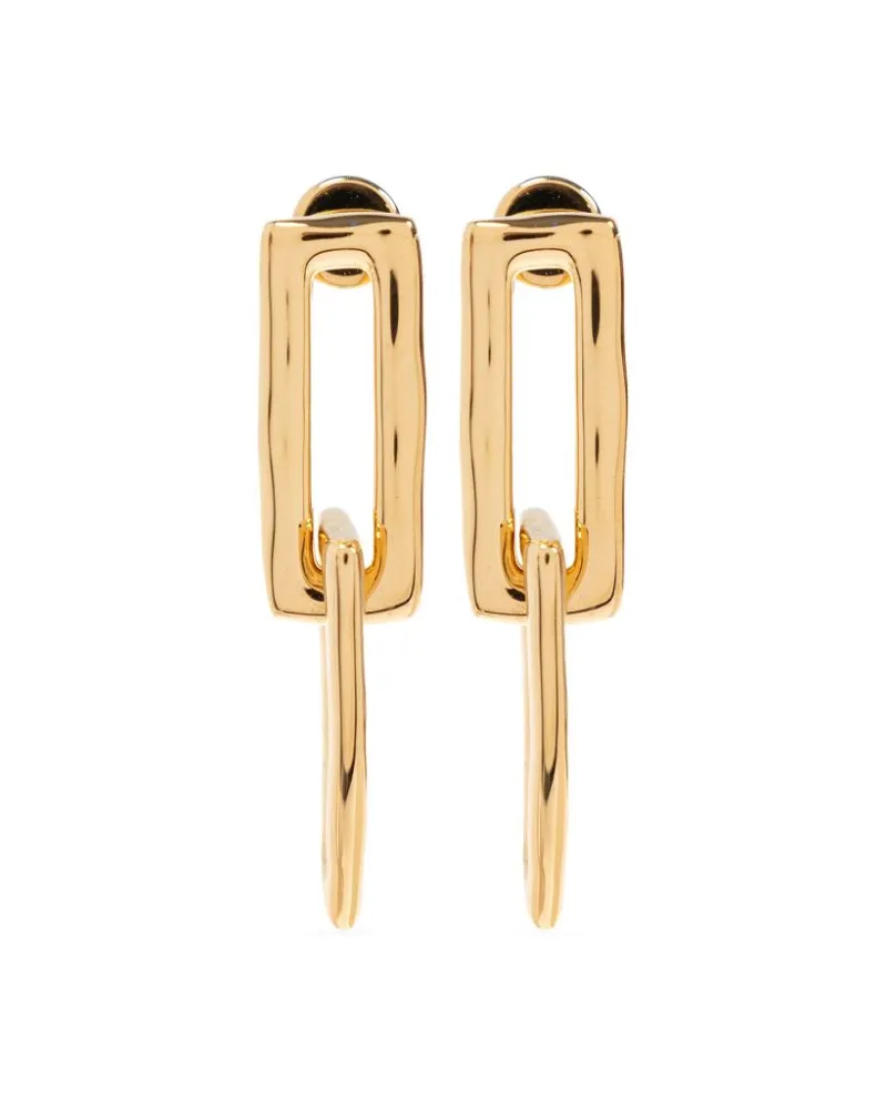 Jil Sander Eckige Ohrringe - Gold Gold