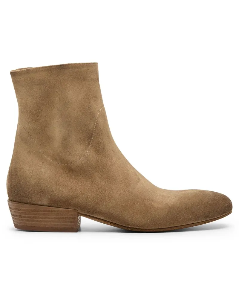 Marsèll Knöchelhohe Wildlederstiefel - Nude Nude