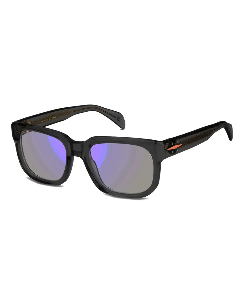 EYEWEAR by DAVID BECKHAM Brille mit eckigem Gestell - Grau Grau