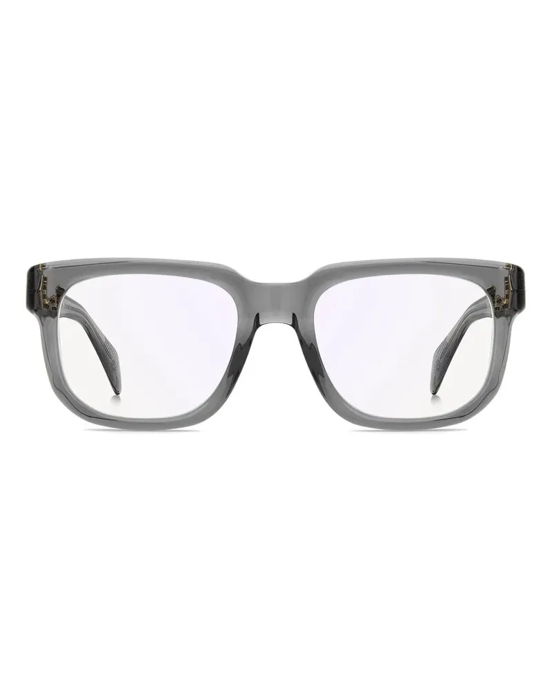 EYEWEAR by DAVID BECKHAM Brille mit eckigem Gestell - Grau Grau