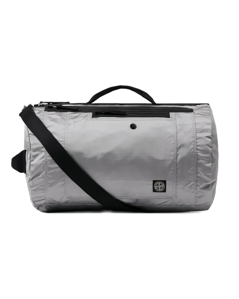 Stone Island Shopper mit Logo-Patch - Grau Grau