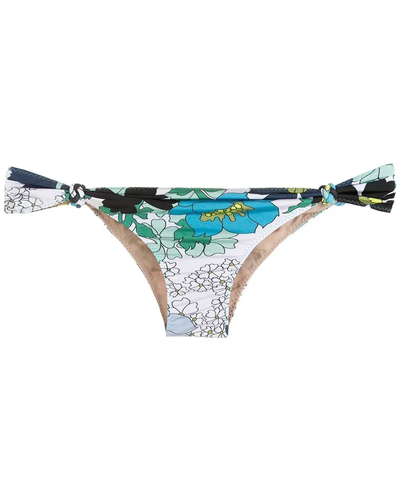 Clube Bossa Bikinihöschen mit Blumen-Print Blau