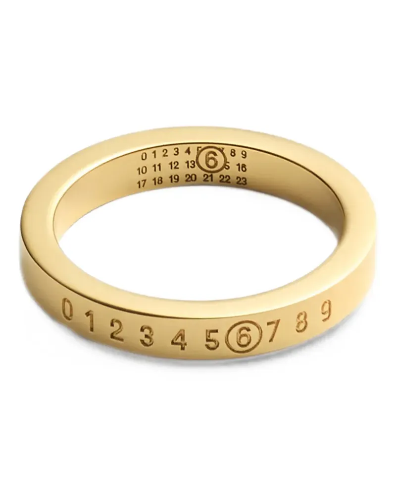 Maison Margiela gold Numeric ring Gold