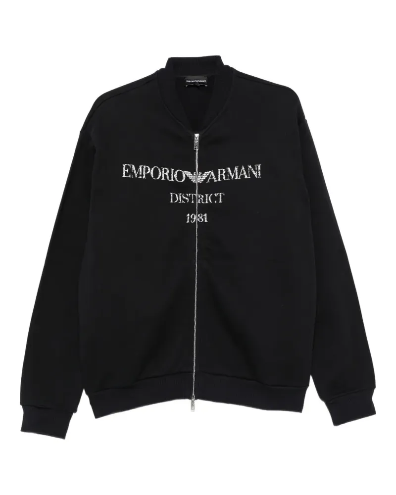 Emporio Armani Sweatshirt mit Reißverschluss - Blau Blau