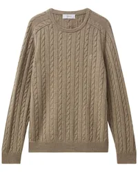 Pringle of Scotland Pullover mit Zopfmuster Nude