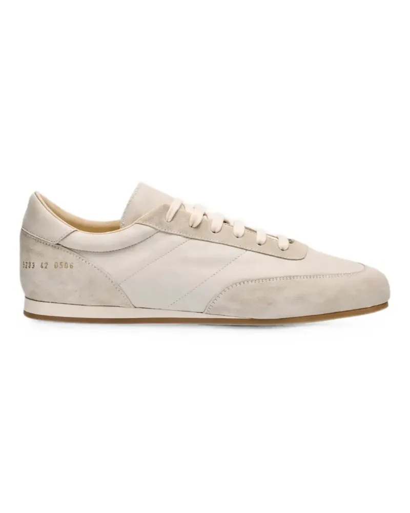 Common Projects suede-panelled sneakers - Nude Nude