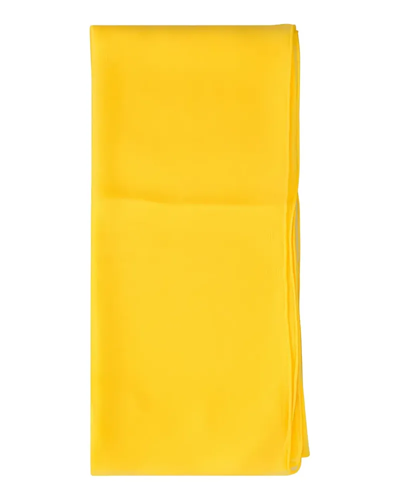 Max Mara Meandro Schal aus Seide - Gelb Gelb