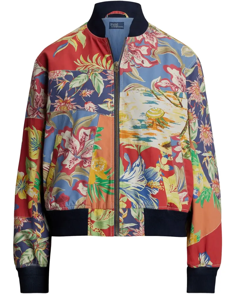 Ralph Lauren Bomberjacke mit Blumen-Print - Nude Nude