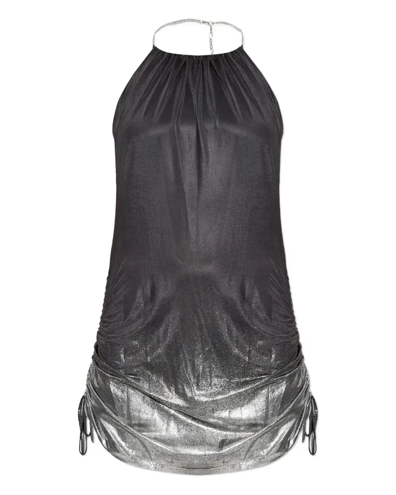 Diesel Neckholder-Kleid mit Rüschen - Grau Grau