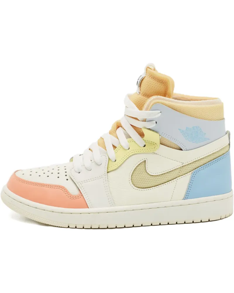 Jordan Air  1 High Zoom Air leather sneakers - Nude Nude