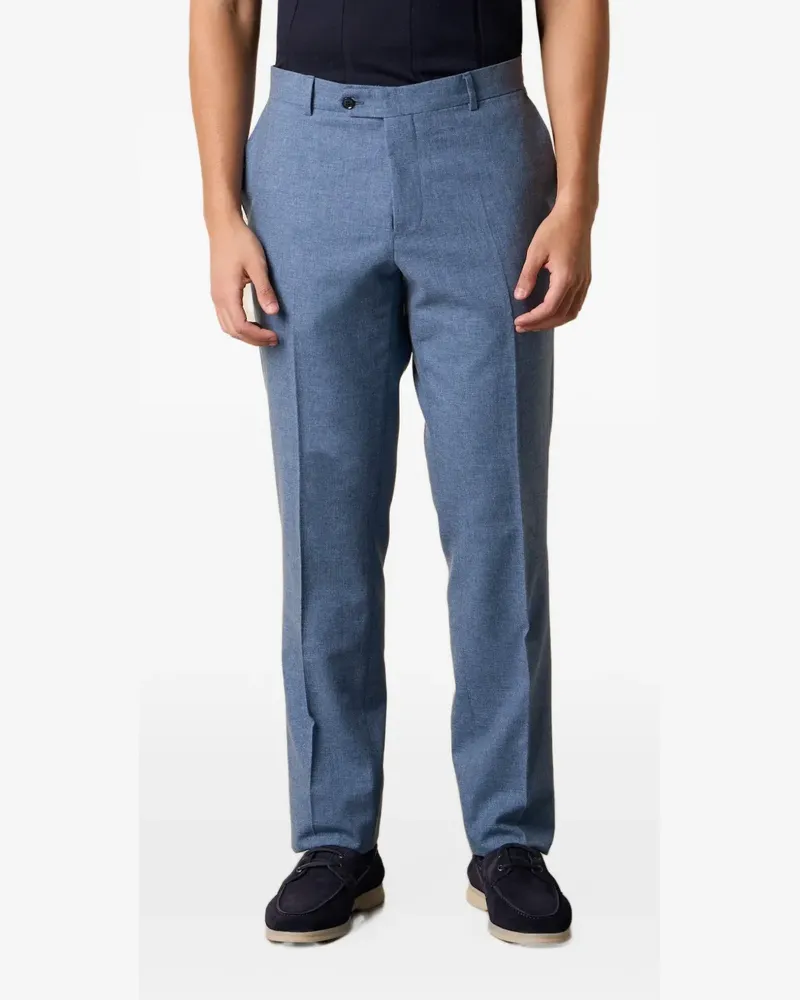 Brooks Brothers Klassische Hose mit Bügelfalten - Blau Blau