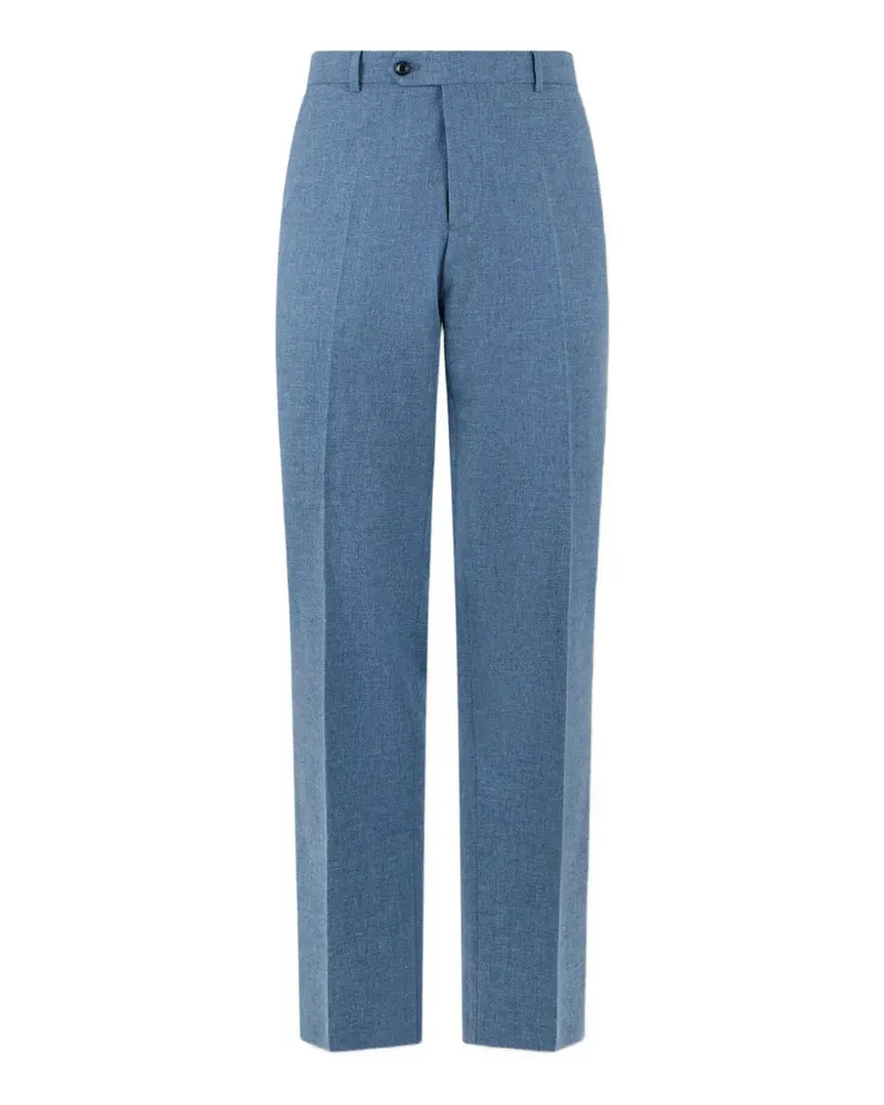 Brooks Brothers Klassische Hose mit Bügelfalten - Blau Blau