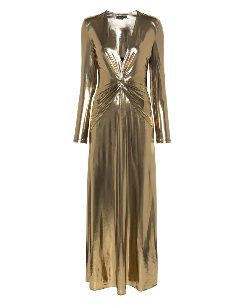 Barbara Bui Kleid im Metallic-Look - Gold Gold