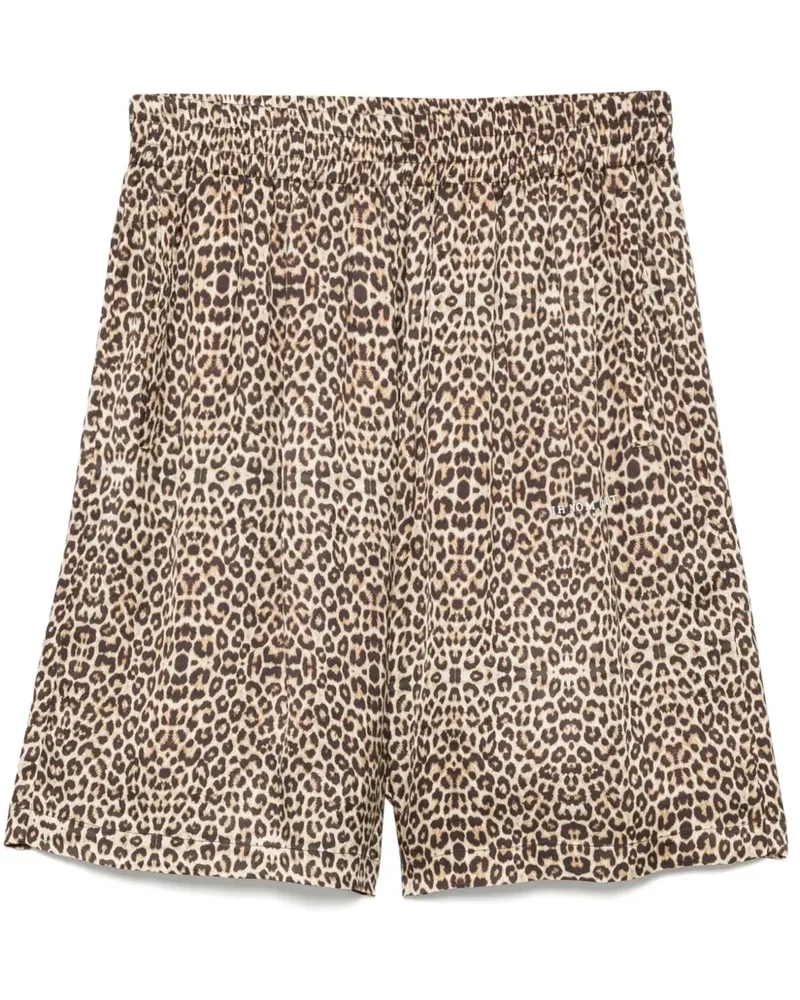 IH NOM UH NIT Shorts mit Leoparden-Print - Braun Braun