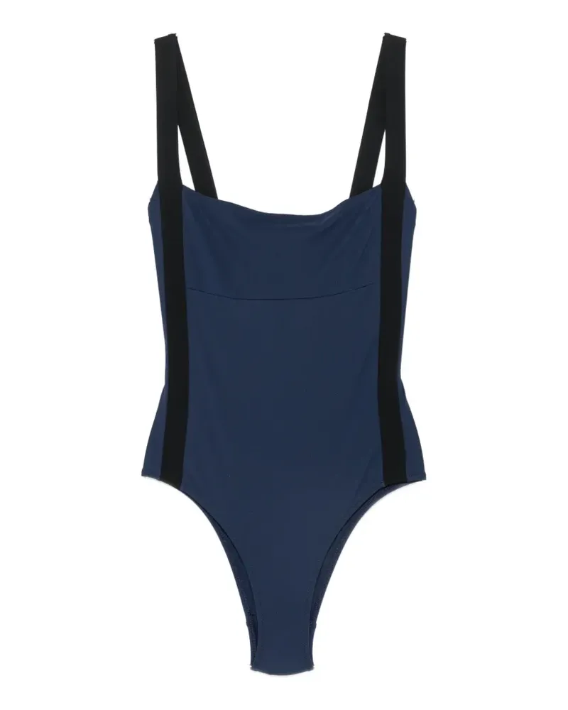 Laura Urbinati square-neck swimsuit - Blau Blau