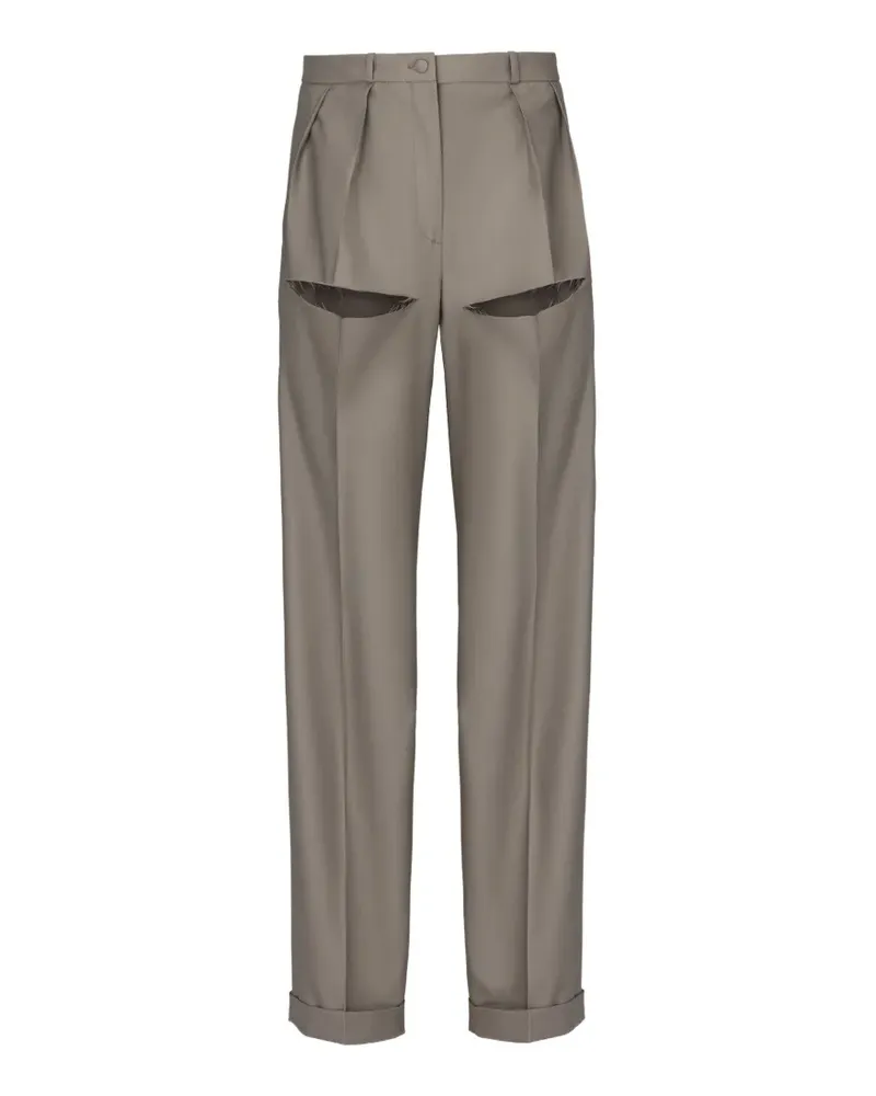 ALMAZ Classic cut-out pleated trousers - Grau Grau