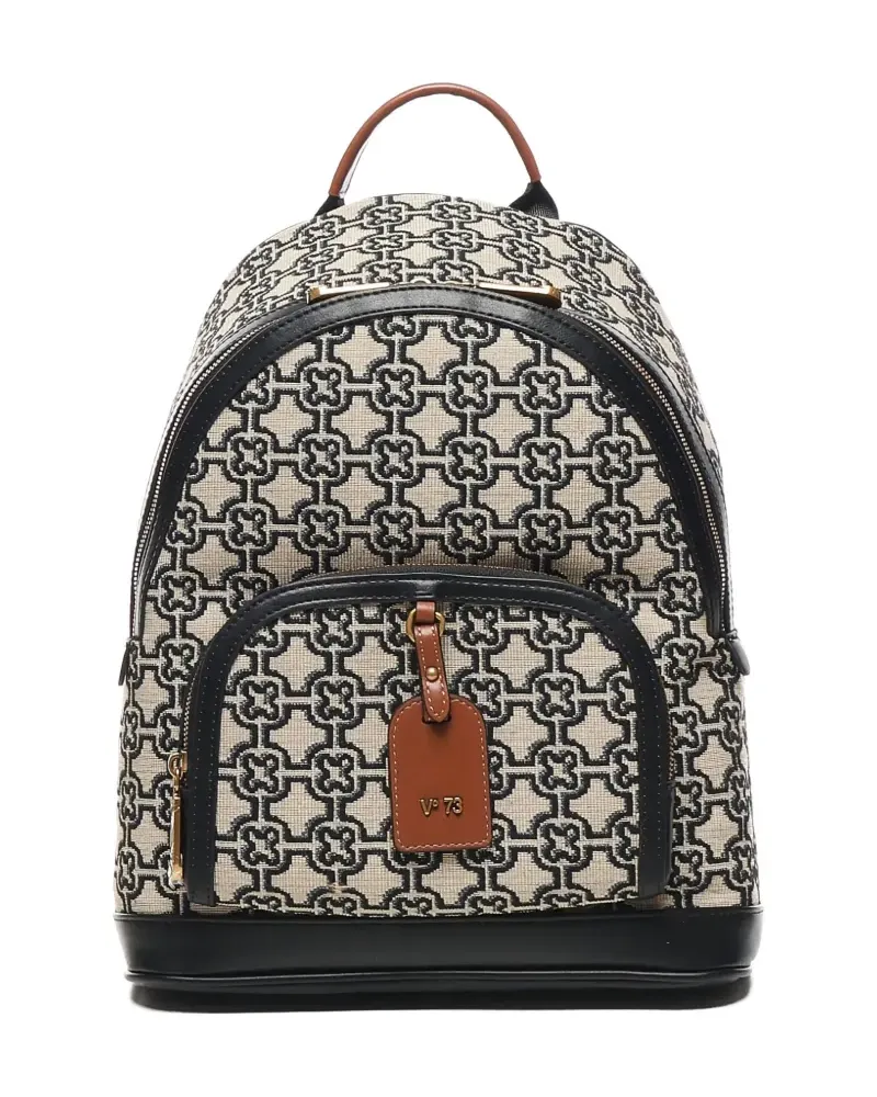 V°73 Harriet Rucksack mit Monogramm - Nude Nude