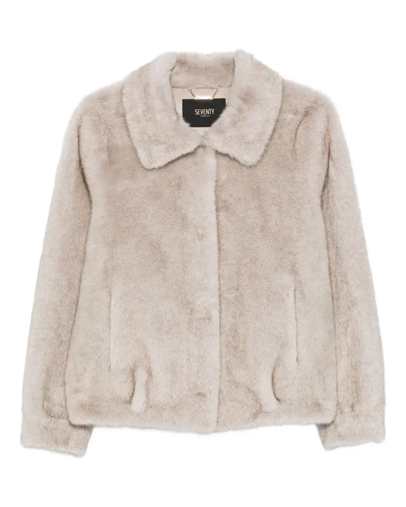 Seventy Jacke aus Faux Fur - Nude Nude