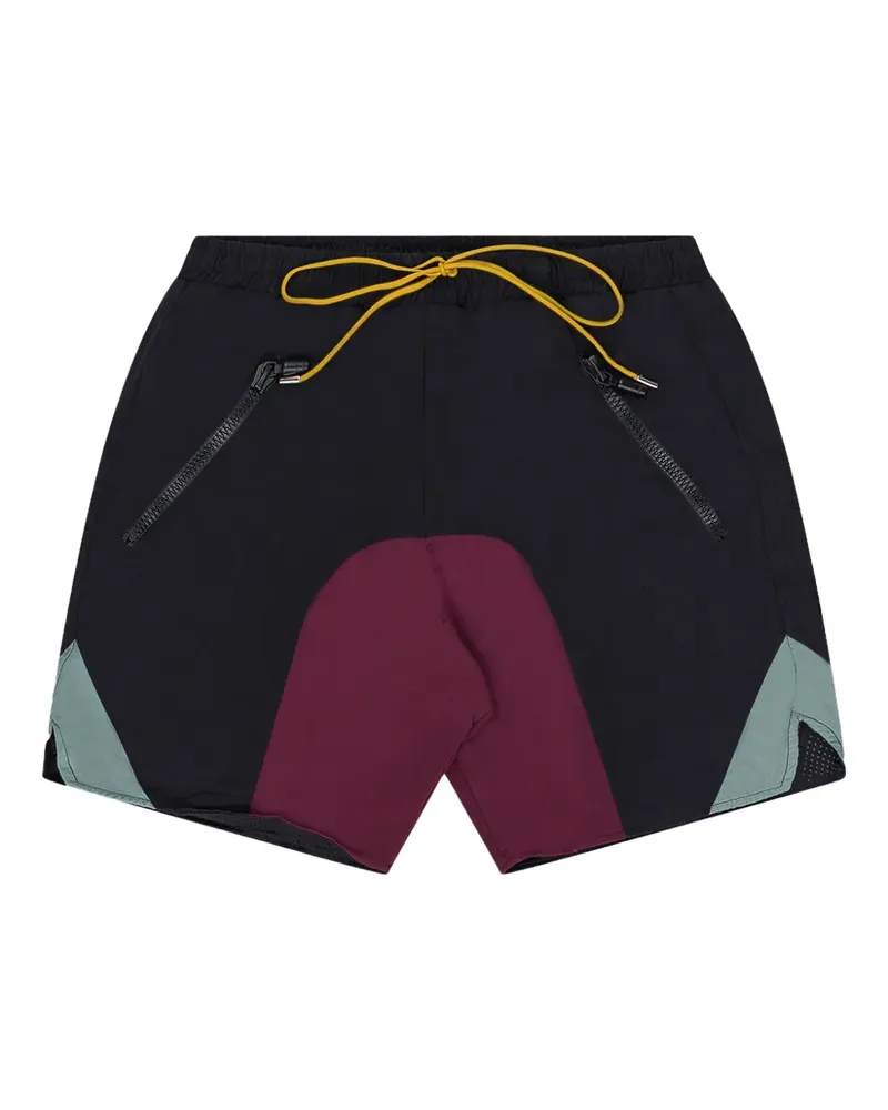 RHUDE Badeshorts mit Einsätzen - Schwarz Schwarz