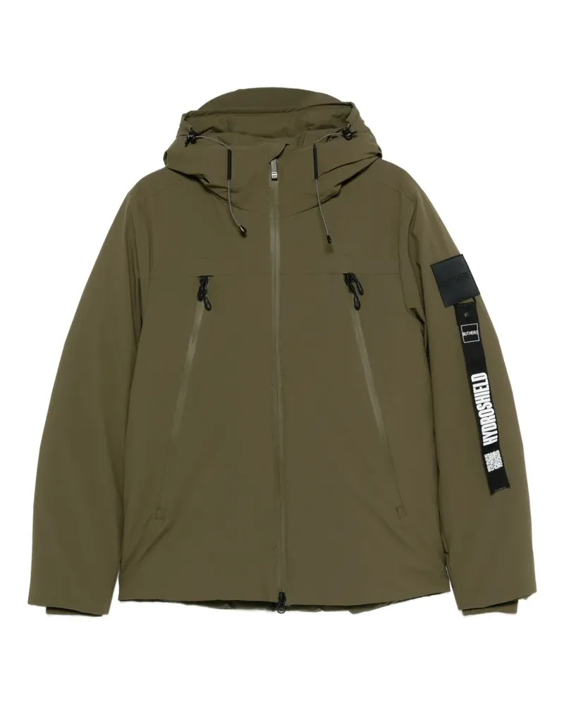 OUTHERE zip-up hooded jacket - Grün Grün