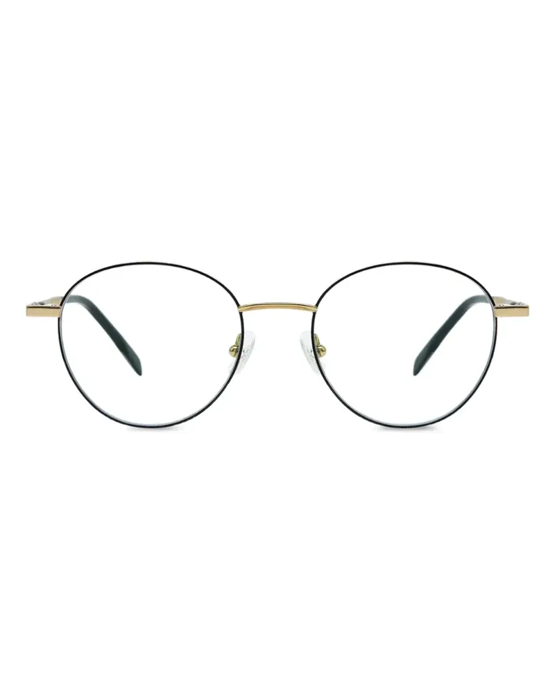 GIGI STUDIOS Nere round-frame glasses - Schwarz Schwarz