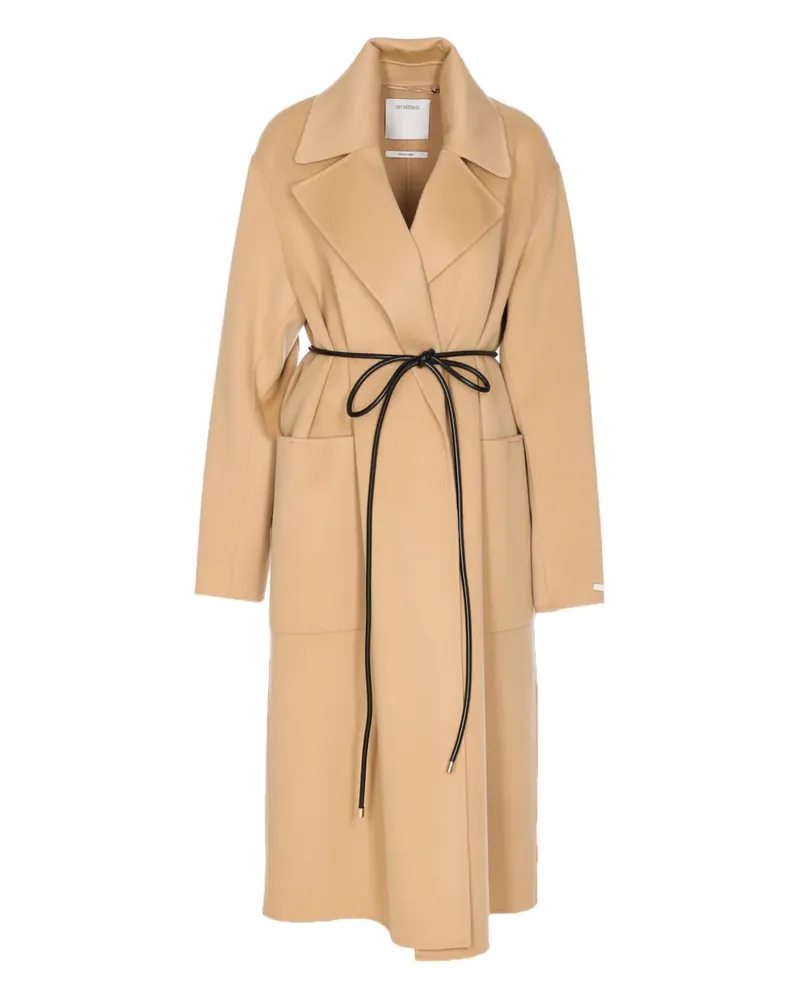 SPORTMAX Mantel mit Gürtel - Nude Nude