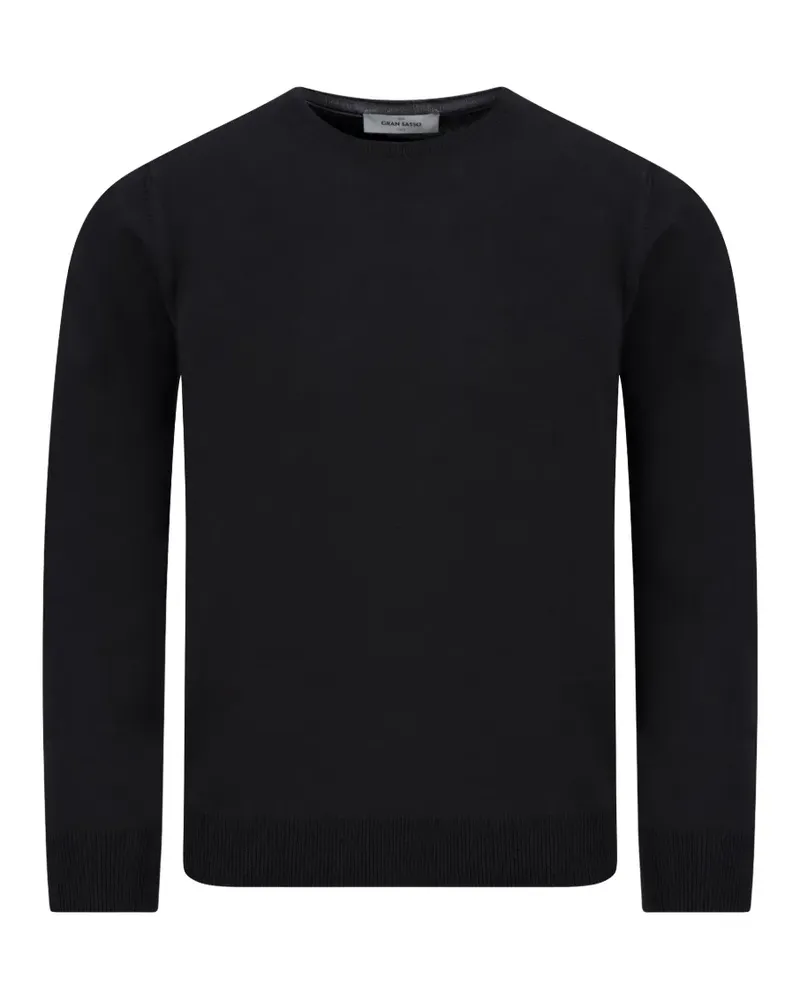 Gran Sasso Pullover mit rundem Ausschnitt - Schwarz Schwarz