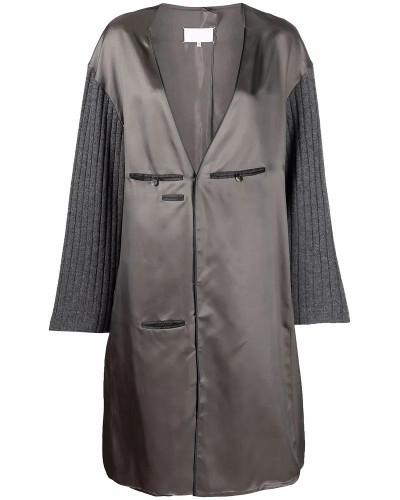 Maison Margiela Kleid mit V-Ausschnitt - Grau Grau