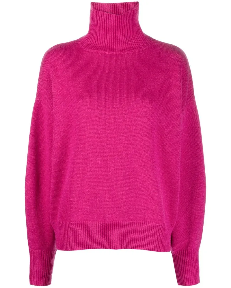 Isabel Marant Kaschmirpullover mit Rollkragen Rosa