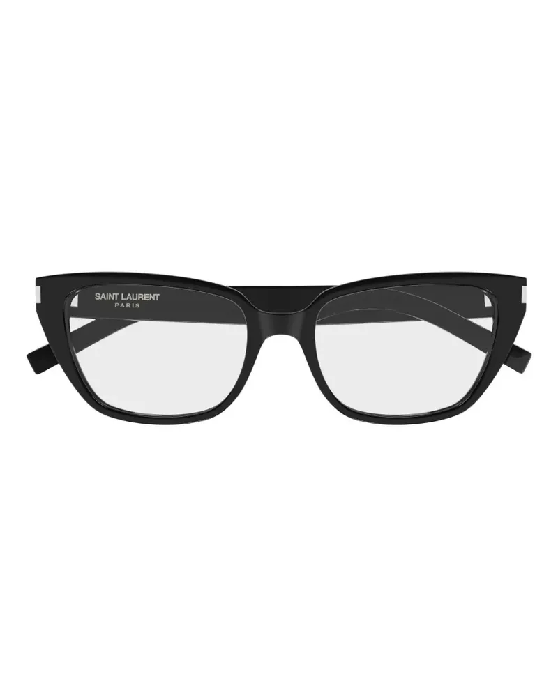 Saint Laurent cat-eye frame glasses - Schwarz Schwarz