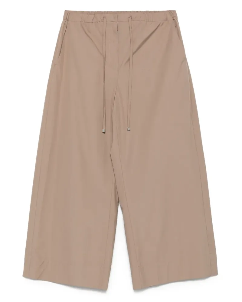 Max Mara Hose mit Kordelzug - Braun Braun
